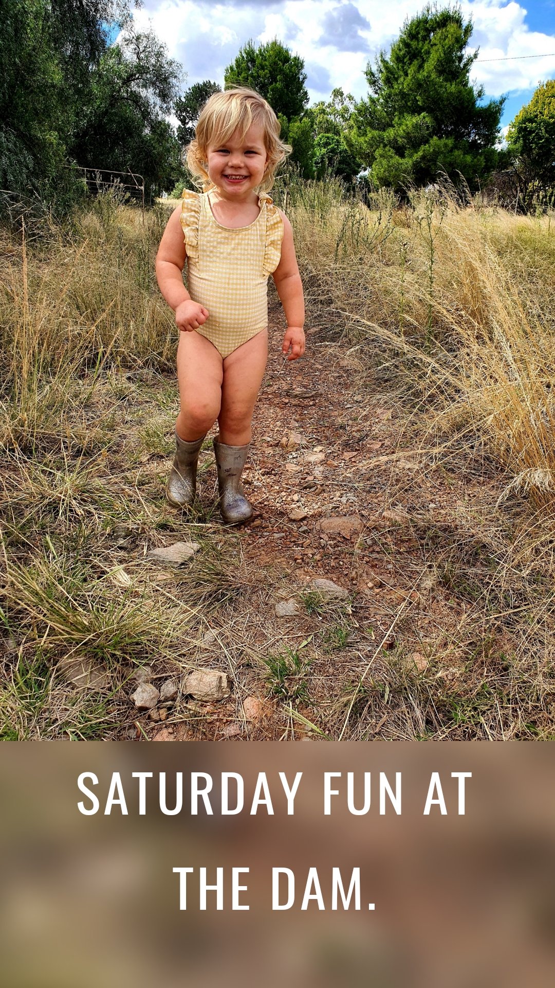 Saturday fun at the dam.